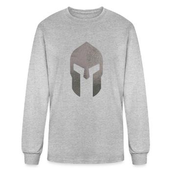 Spartan - Men's Long Sleeve T-Shirt - heather gray - Front