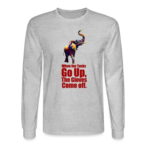 When the trunk goes up th - Men's Long Sleeve T-Shirt