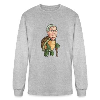 Senator Mitch Mcconnell Tortoise - Men's Long Sleeve T-Shirt - heather gray - Front