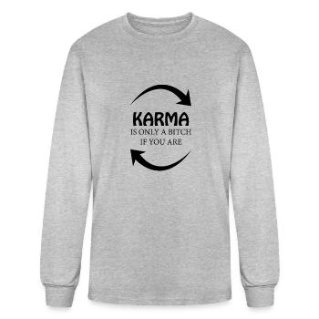 comes and goes - Men's Long Sleeve T-Shirt - heather gray - Front