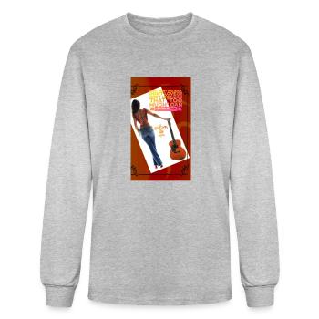 Poster Girl - Men's Long Sleeve T-Shirt - heather gray - Front