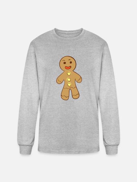 sugar buisctes Happy new year 2024 - Men's Long Sleeve T-Shirt - heather gray