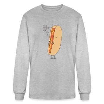 Hold Me Tight - Men's Long Sleeve T-Shirt - heather gray - Front