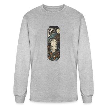 Colter Wall - Men's Long Sleeve T-Shirt - heather gray - Front