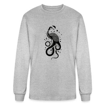 Seaside Silhouettes - Men's Long Sleeve T-Shirt - heather gray - Front