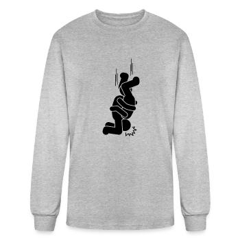 Tombstone - Men's Long Sleeve T-Shirt - heather gray - Front