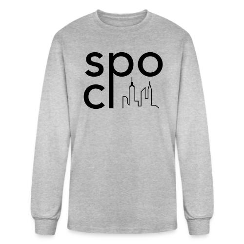 DCOMmentaries SpoCi Black - Men's Long Sleeve T-Shirt