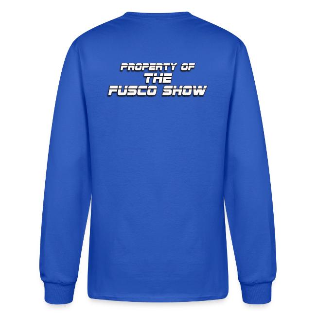 Producer Jay on Dartboard with Fusco Show back