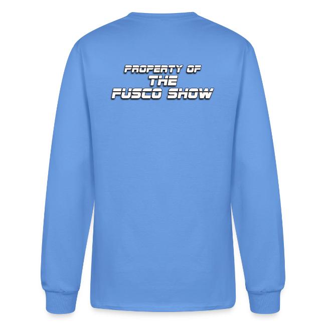 Producer Jay on Dartboard with Fusco Show back