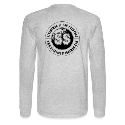 SS Atlas Stone Back - Men's Long Sleeve T-Shirt