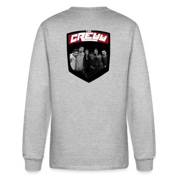 Jet Flyin - Men's Long Sleeve T-Shirt - heather gray - Back