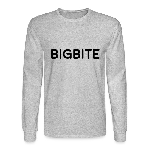 BIGBITE logo red (USE) - Men's Long Sleeve T-Shirt