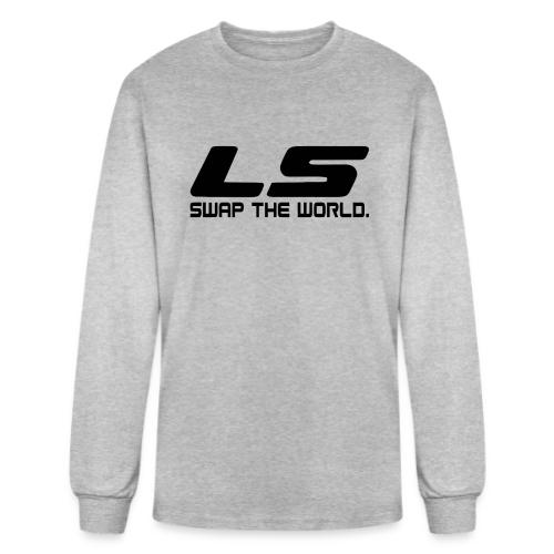 LS Swap The WORLD (Back and Front) - Men's Long Sleeve T-Shirt