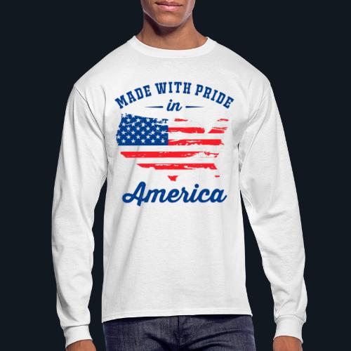 Made with pride in America - Men's Long Sleeve T-Shirt