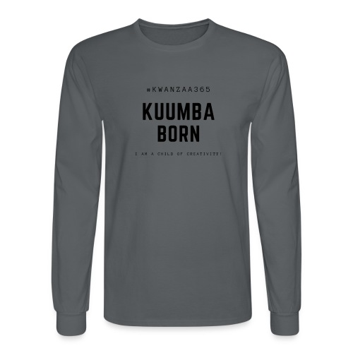 kuumba born shirts - Men's Long Sleeve T-Shirt