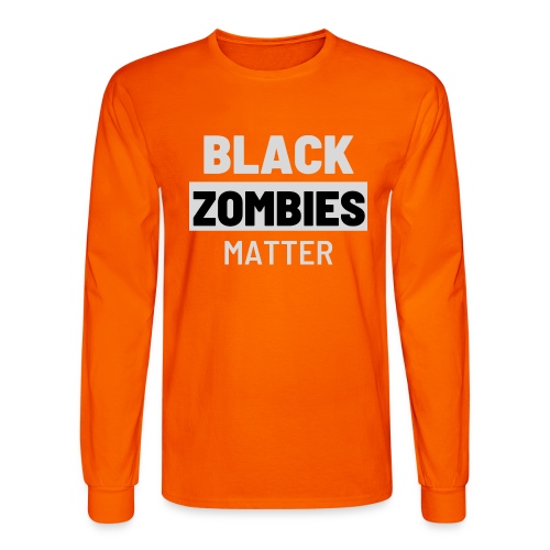 Black Zombies Matter - Men's Long Sleeve T-Shirt