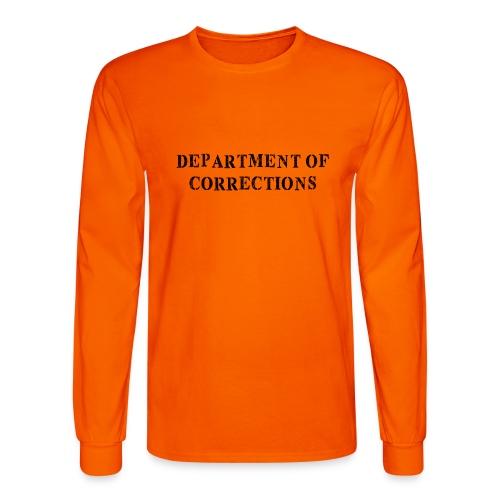 Department of Corrections - Prison uniform - Men's Long Sleeve T-Shirt