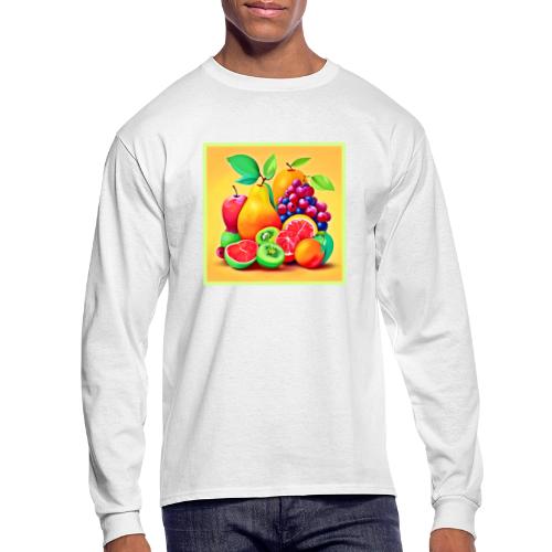 Colorful Fruit Medley - Men's Long Sleeve T-Shirt