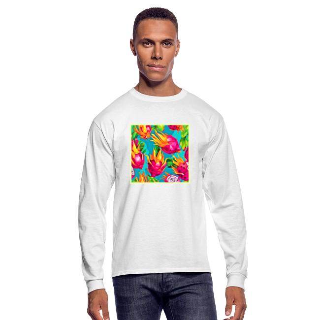 Vibrant Dragoon Fruit Pattern