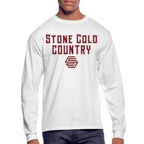 Stone Cold Country Band - Full Logo - Men's Long Sleeve T-Shirt