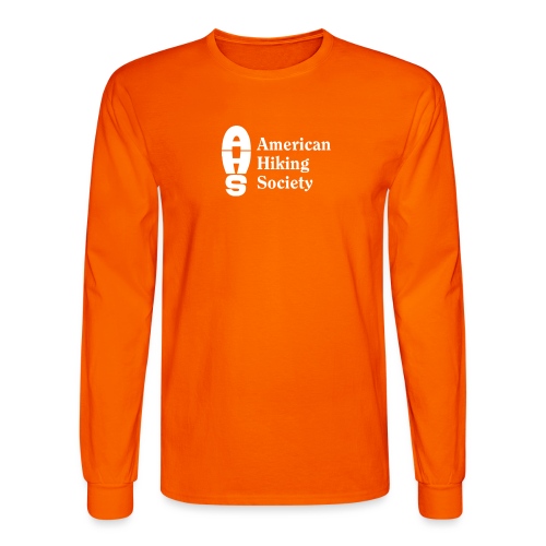 American Hiking Society Logo - Men's Long Sleeve T-Shirt
