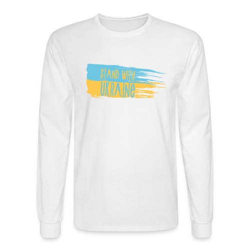 I Stand With Ukraine - Men's Long Sleeve T-Shirt