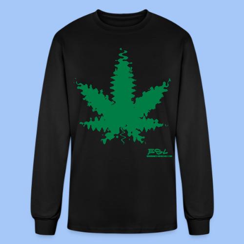leaf inkblot - Men's Long Sleeve T-Shirt