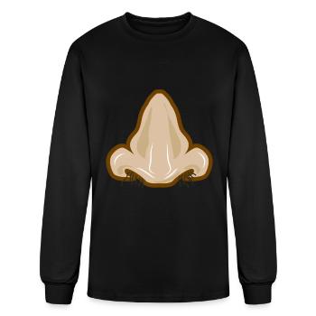 Nose gift children - Men's Long Sleeve T-Shirt - black - Front