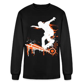 Skateboarding | Skate | Skateboard | Skater - Men's Long Sleeve T-Shirt - black - Front