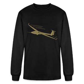 Glider glider pilot gift ideas - Men's Long Sleeve T-Shirt - black - Front