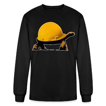 Tortoise Helmet - Men's Long Sleeve T-Shirt - black - Front