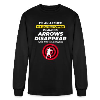 Archery Targets Archer Bullseye Shooting Sport - Men's Long Sleeve T-Shirt - black - Front