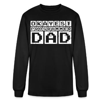 Developer Papa - Men's Long Sleeve T-Shirt - black - Front