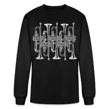 Trumpet - Men's Long Sleeve T-Shirt - black - Front