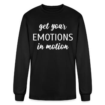 Get Your Emotions In Motion - Men's Long Sleeve T-Shirt - black - Front
