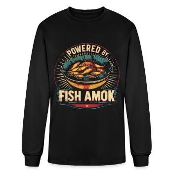 Héritage cambodgien - T-shirt à manches longues Homme - noir - Devant
