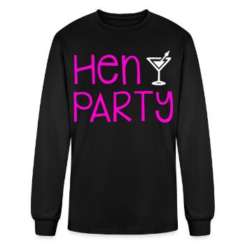 Cocktail Hen Party - Men's Long Sleeve T-Shirt - black - Front