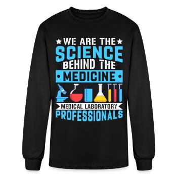 Medical Laboratory Science - Men's Long Sleeve T-Shirt - black - Front