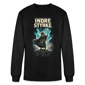 Scandinavian Viking Indre Styrke - Men's Long Sleeve T-Shirt - black - Front