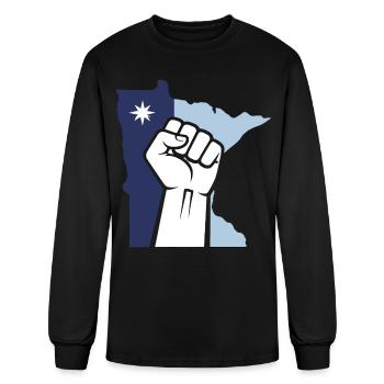 Aussie Solidarity Fist - Men's Long Sleeve T-Shirt - black - Front