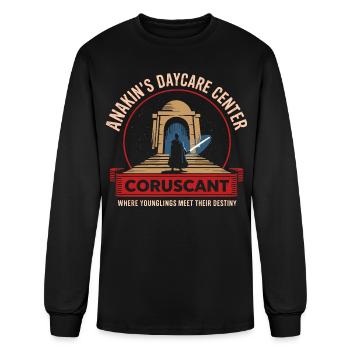 Galactic Nursery Parody - Men's Long Sleeve T-Shirt - black - Front