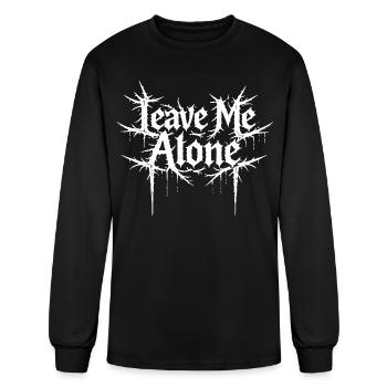 Leave Me Alone Gothic Drip - Men's Long Sleeve T-Shirt - black - Front