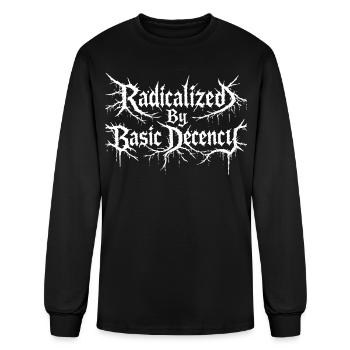 Radicalized by Basic Defense - Men's Long Sleeve T-Shirt - black - Front