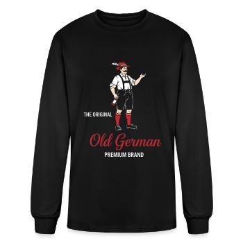 Old German Bavarian Gentleman - Men's Long Sleeve T-Shirt - black - Front