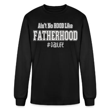 Father Saying Fatherhood DadLife - Men's Long Sleeve T-Shirt - black - Front