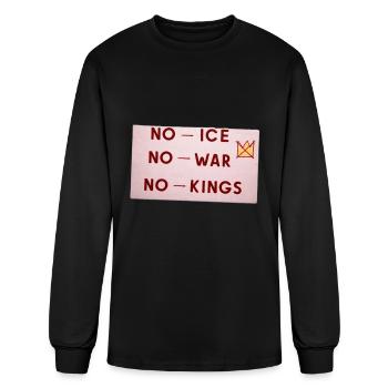 Chemise de protestation sans glace Rois de la guerre - T-shirt à manches longues Homme - noir - Devant