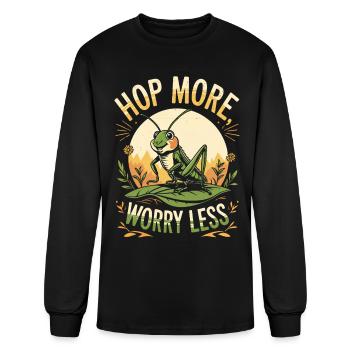 Grasshopper - Men's Long Sleeve T-Shirt - black - Front