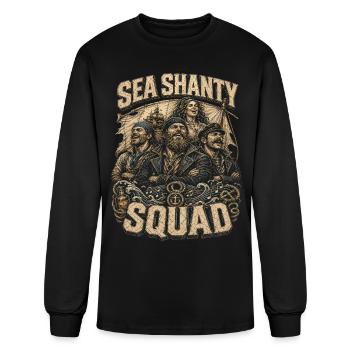 Sailors Sea Shanty Squad - Men's Long Sleeve T-Shirt - black - Front