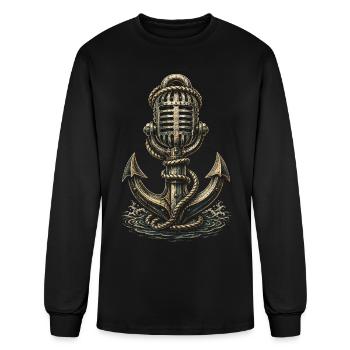 Sailors Sea Shanty - Men's Long Sleeve T-Shirt - black - Front