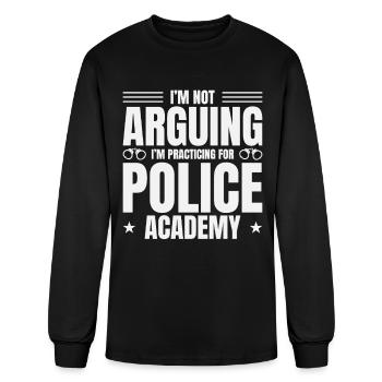  Police Academy Survivor Graduation Party Police - Men's Long Sleeve T-Shirt - black - Front
